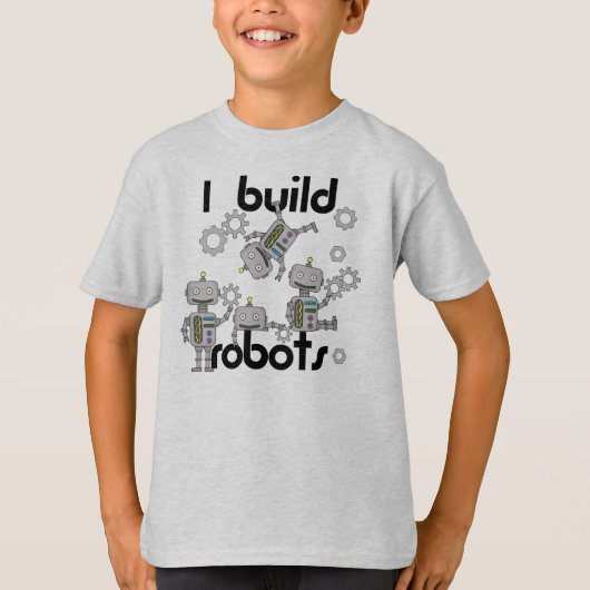 Ik bouw robots t-shirt (Voorkant)
