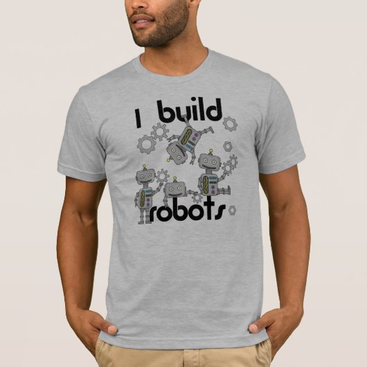 Ik bouw Robots T-shirt (Voorkant)