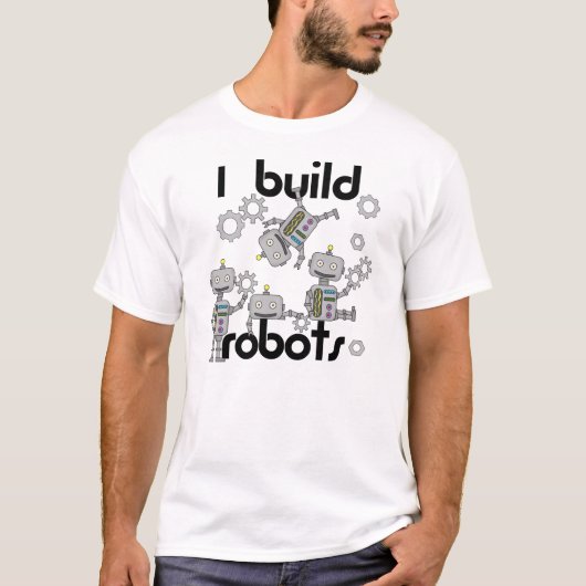Ik bouw robots t-shirt (Voorkant)