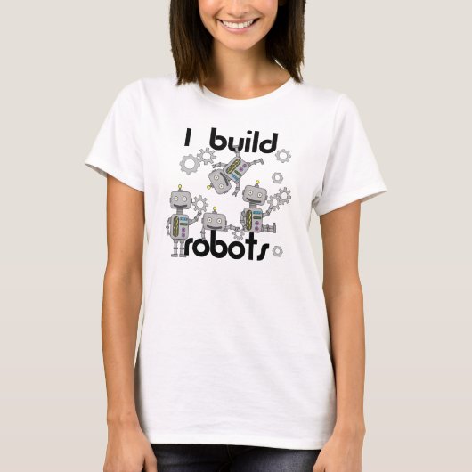 Ik bouw Robots T-shirt (Voorkant)