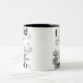 Ik bouw robots tweekleurige koffiemok (Center)