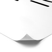 Ik bouwde dams en ik gooi de grappige Beaver Pun. Poster (Hoek)