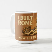Ik Bouwde Rome Geitenmok Koffiemok (Voorkant links)