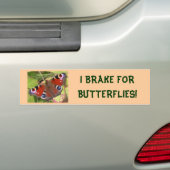 IK BRAK VOOR BOTERFLIES-bumpersticker Bumpersticker (Op auto)