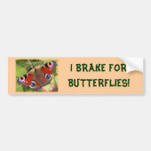 IK BRAK VOOR BOTERFLIES-bumpersticker Bumpersticker (Voorkant)