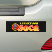 IK BRAK VOOR SOCA BUMPERSTICKER (Op auto)