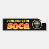 IK BRAK VOOR SOCA BUMPERSTICKER (Voorkant)