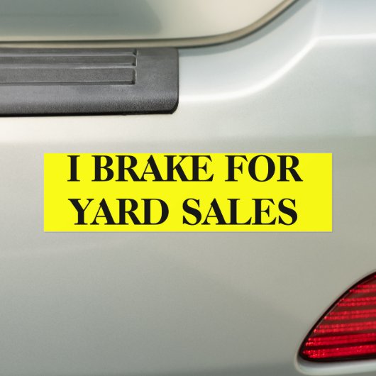 IK BRAKE VOOR GARDE VERKOOP BUMPERSTICKER (Op auto)
