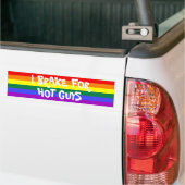 IK BRAKE VOOR HOT GUYS BUMPERSTICKER (Op Truck)
