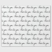 Ik brand voor jou cadeaupapier (Vlak)