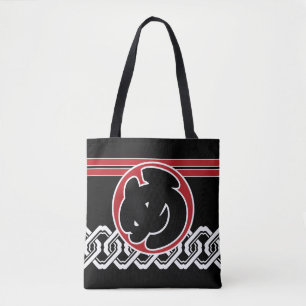 "Ik" Brandweerman Happi – Edo-tijdperk Symbool Ont Tote Bag