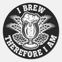 Ik breek dus ik ben ronde sticker