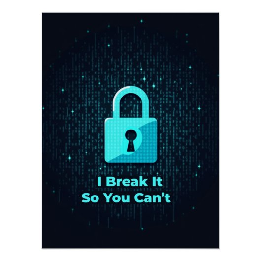 Ik breek het, dus je kunt het niet perfect poster (Voorkant)