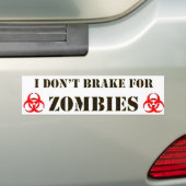 Ik breek niet bumpersticker (Op auto)