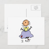Ik Brei Briefkaart (Voorkant / Achterkant)