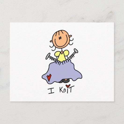 Ik Brei Briefkaart (Voorkant)