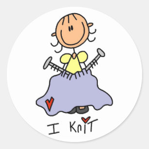 Ik Brei Ronde Sticker