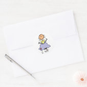 Ik Brei Ronde Sticker (Envelop)