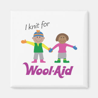Ik brei voor Wool-Aid magneet