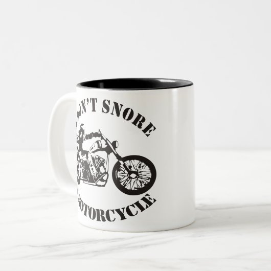 Ik breid geen I-motorfiets ##USAPatriotGraphics Tweekleurige Koffiemok (Voorkant links)