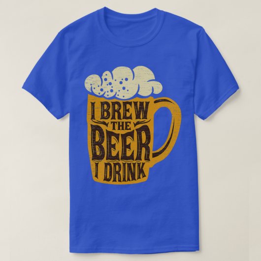 Ik breid het bier dat ik Drink heb. T-shirt (Design voorkant)