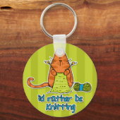 ik breid liever uit sleutelhanger (Voorkant)