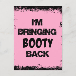 Ik breng Booty terug Briefkaart