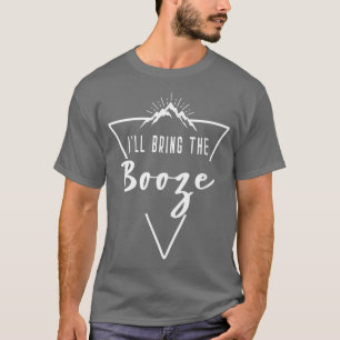 Ik breng de drank van het Cabin Camp Bridesmaid Br T-shirt