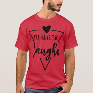 Ik Breng De Lachsalvo's - Hart Bruidsmeisje Bruid T-shirt