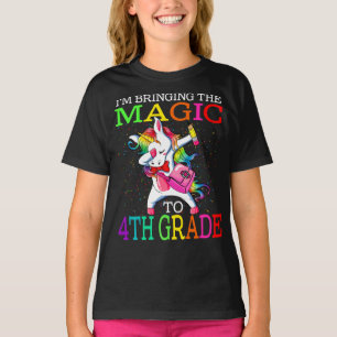 Ik breng de magie naar de 4e klas eenhoorn t-shirt