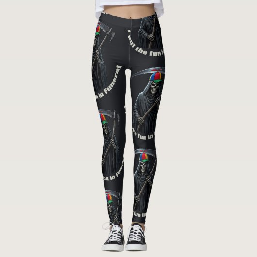 Ik Breng de Pret in de Begrafenis Leggings (Voorkant)