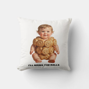 Ik Breng de Rollen Baby Schattige Cartoon Mollige Kussen