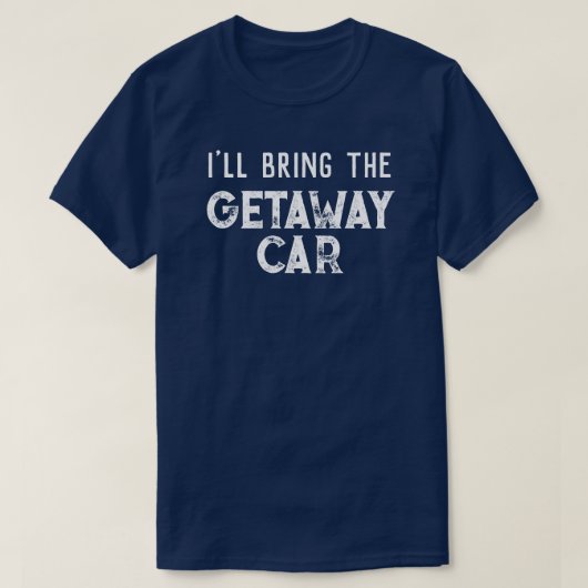 "Ik Breng De Vlugauto" Bruiloftsfeest T-shirt (Design voorkant)