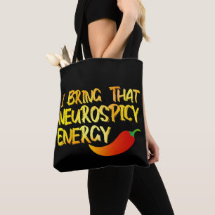 Ik breng die neurospicy Energy Cool Neurospicy ADH Tote Bag
