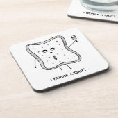 Ik breng een toost drankjes onderzetter (Linkerzijde)