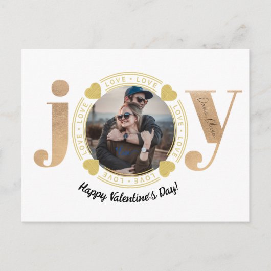 Ik breng graag Valentijnsdag met je door Briefkaart (Voorkant)