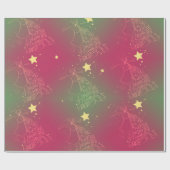 "Ik breng je tinten..." Angel Green Pink Cadeaupapier (Vlak)