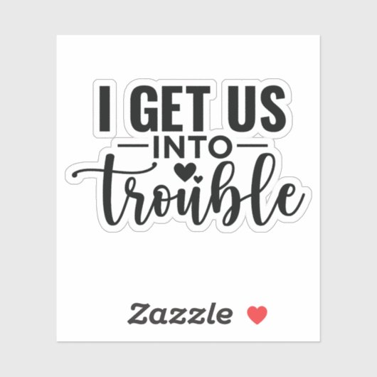 Ik breng ons naar Troebel Sticker (Vel)