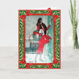 Ik breng u de Tijding van Kerstmis Feestdagen Kaart