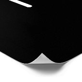 Ik Brie-live Positieve Brie Cheese Pun Dark BG Poster (Hoek)