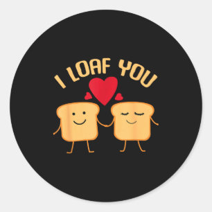Ik brood je grappige Valentijnsdag cadeau voor bro Ronde Sticker