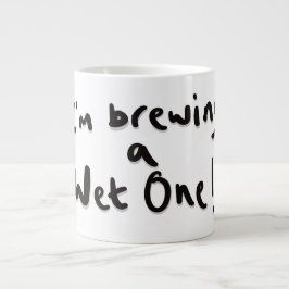 Ik brouw een natte grote koffiekop