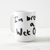 Ik brouw een natte koffiemok (Voorkant links)