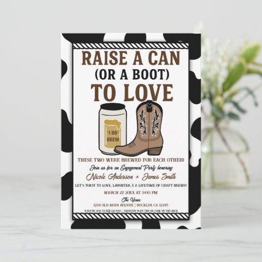 "Ik Brouw" Land Westerne Betrokkenheid Partij Kaart (Staand voorkant)