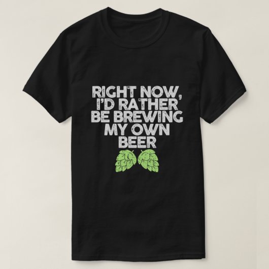 Ik brouw liever mijn eigen biergrappige brouwersau t-shirt (Design voorkant)