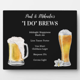 Ik brouw • PERSONALISEER deze handtekeningdrank Fotoplaat
