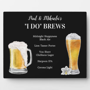 Ik brouw • PERSONALISEER deze handtekeningdrank Fotoplaat
