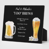Ik brouw • PERSONALISEER deze handtekeningdrank Fotoplaat (Zijkant)