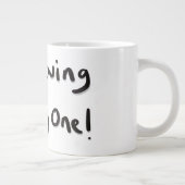 Ik brouwen een sterke grote koffiekop (Rechts)