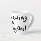 Ik brouwen een sterke latte mok (Rechterhoek)